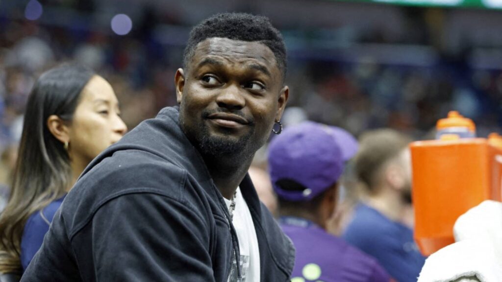 Zion está sendo acusado de cometer abusos contra a ex-namorada. Foto: Tyler Kaufman / GETTY IMAGES NORTH AMERICA / Getty Images via AFP