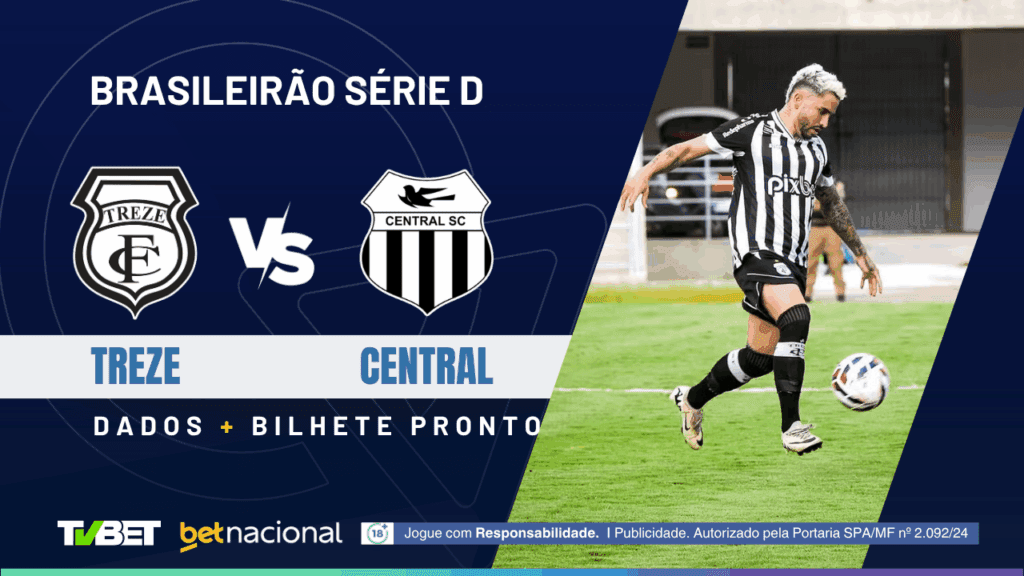 Treze x Central - Série D 2025
