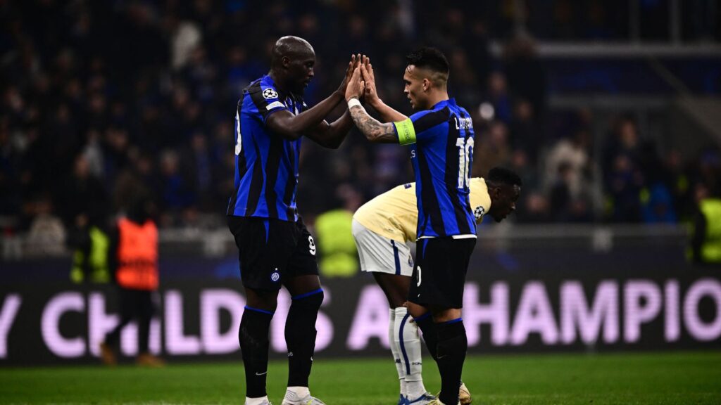 Lukaku e Lautaro Martínez.
