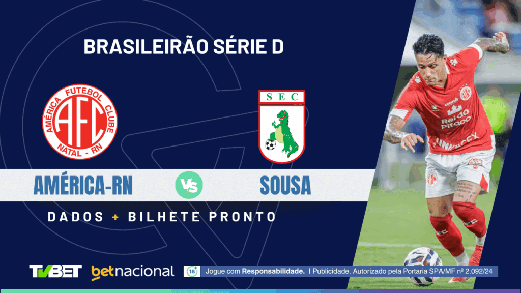 América-RN x Sousa - Série D 2025