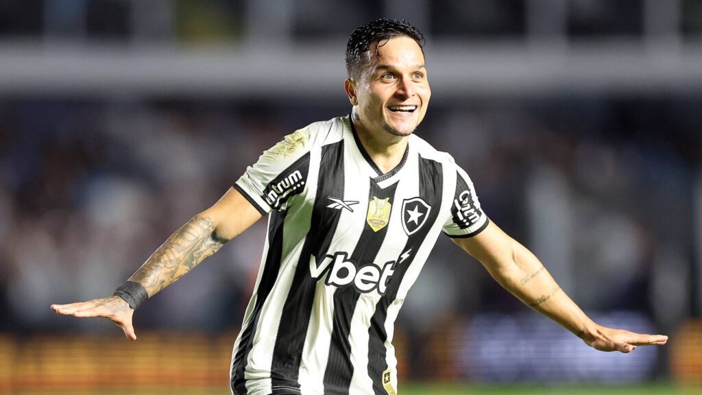 Arthur marcou o gol da vitória do time botafoguense. Foto: Vitor Silva/Botafogo.