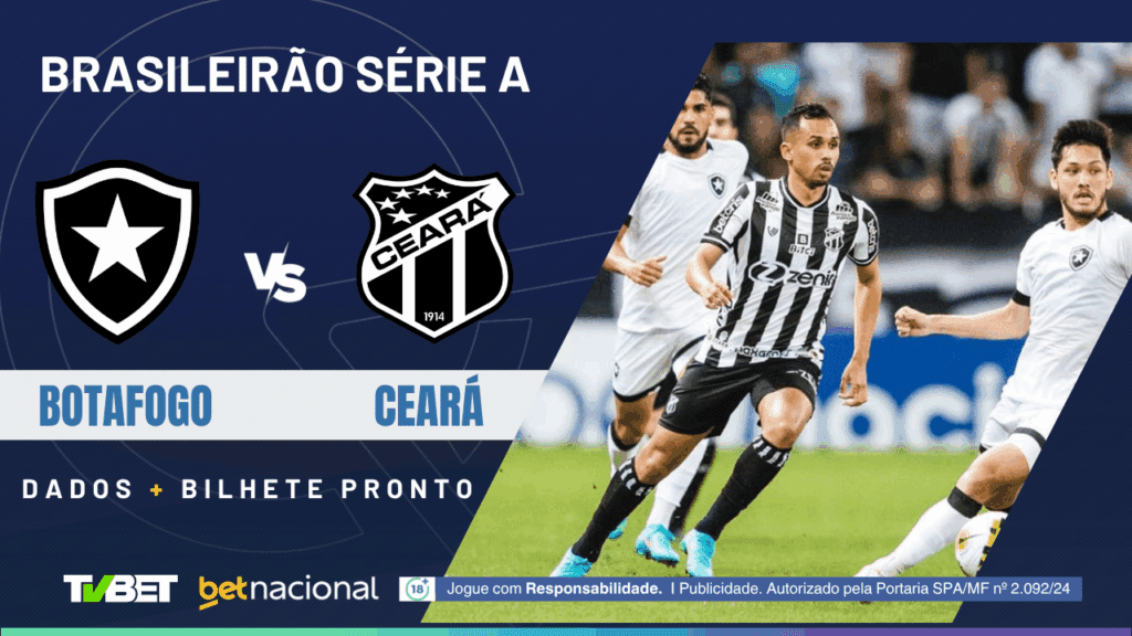 Botafogo x Ceará (Série A).