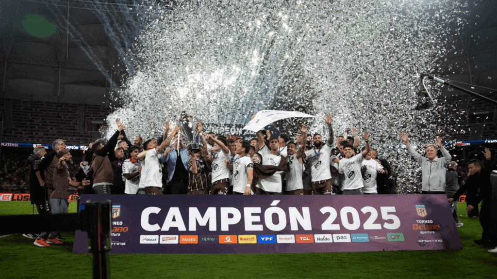 Platense conquistou primeiro título da elite após 116 anos de história