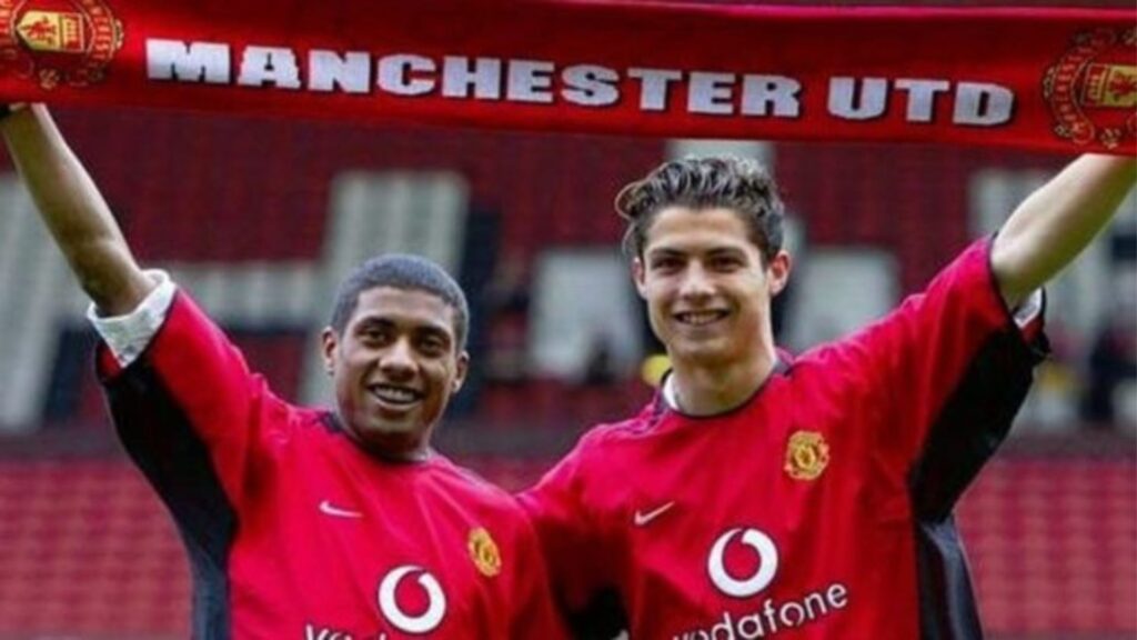 Kleberson e CR7 no United.