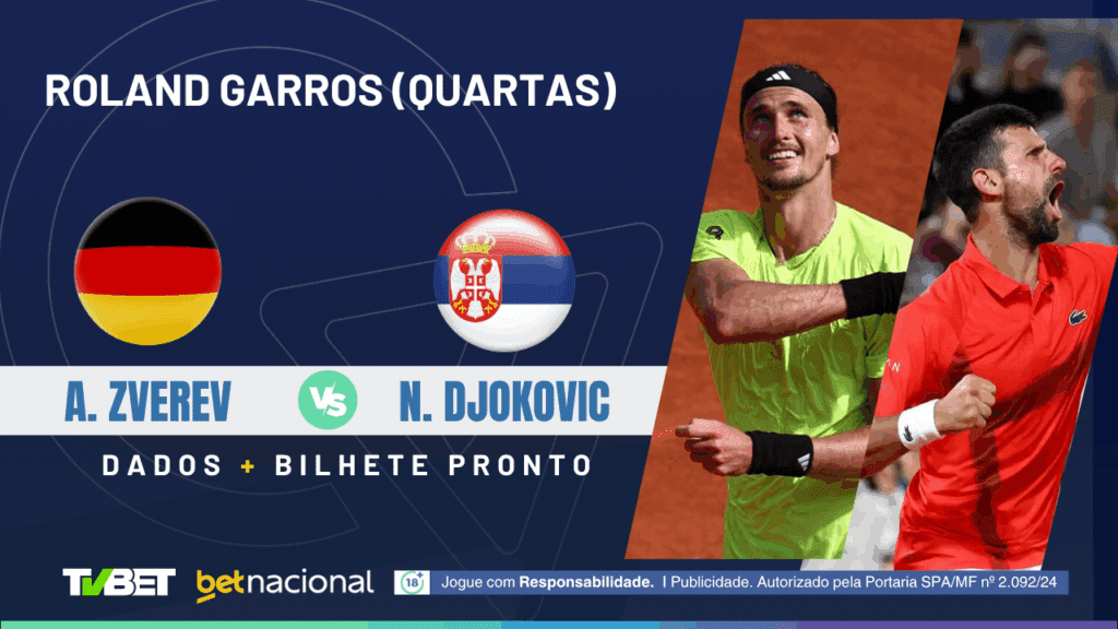 Zverev x Djokovic - RG 2025