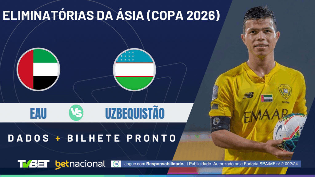 EAU x Uzbequistão (Elim. Ásia).