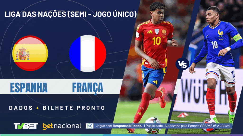 Espanha x França (Liga das Nações).