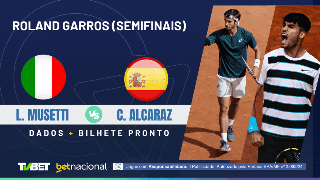 Musetti x Alcaraz - RG 2025