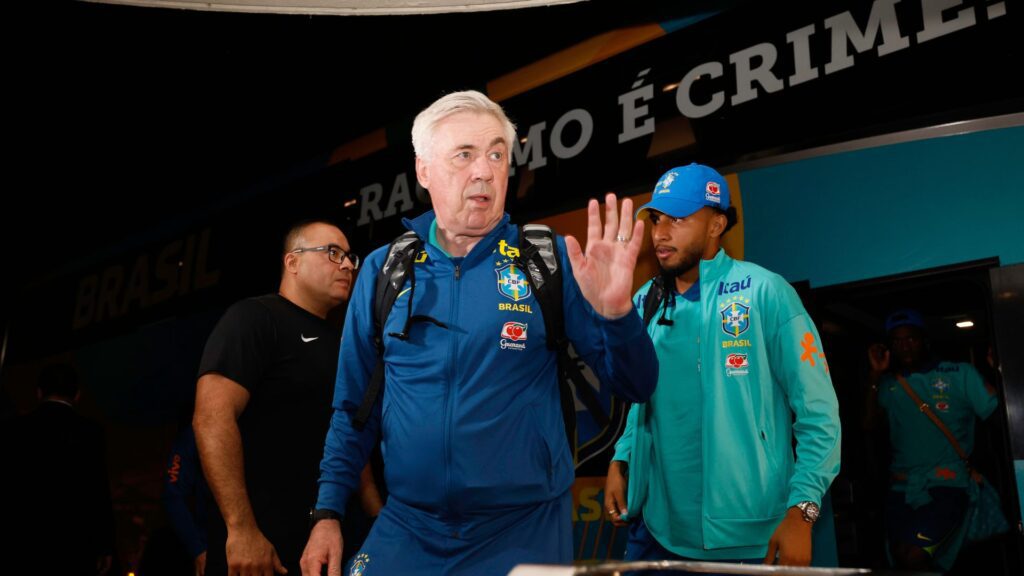 Carlo Ancelotti comandará o Brasil pela primeira vez