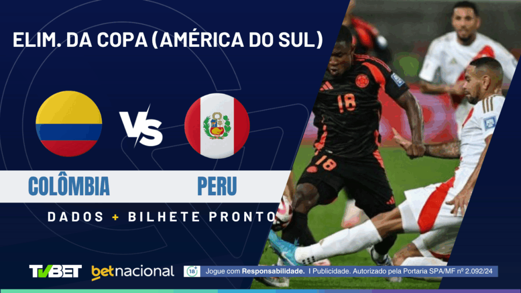 Colômbia x Peru - Elim. Conmebol 2025