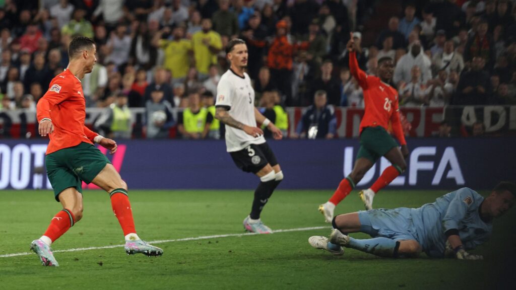 Cristiano Ronaldo marcou o gol da vitória de Portugal sobre a Alemanha (Foto: Alexandra Beier/AFP)