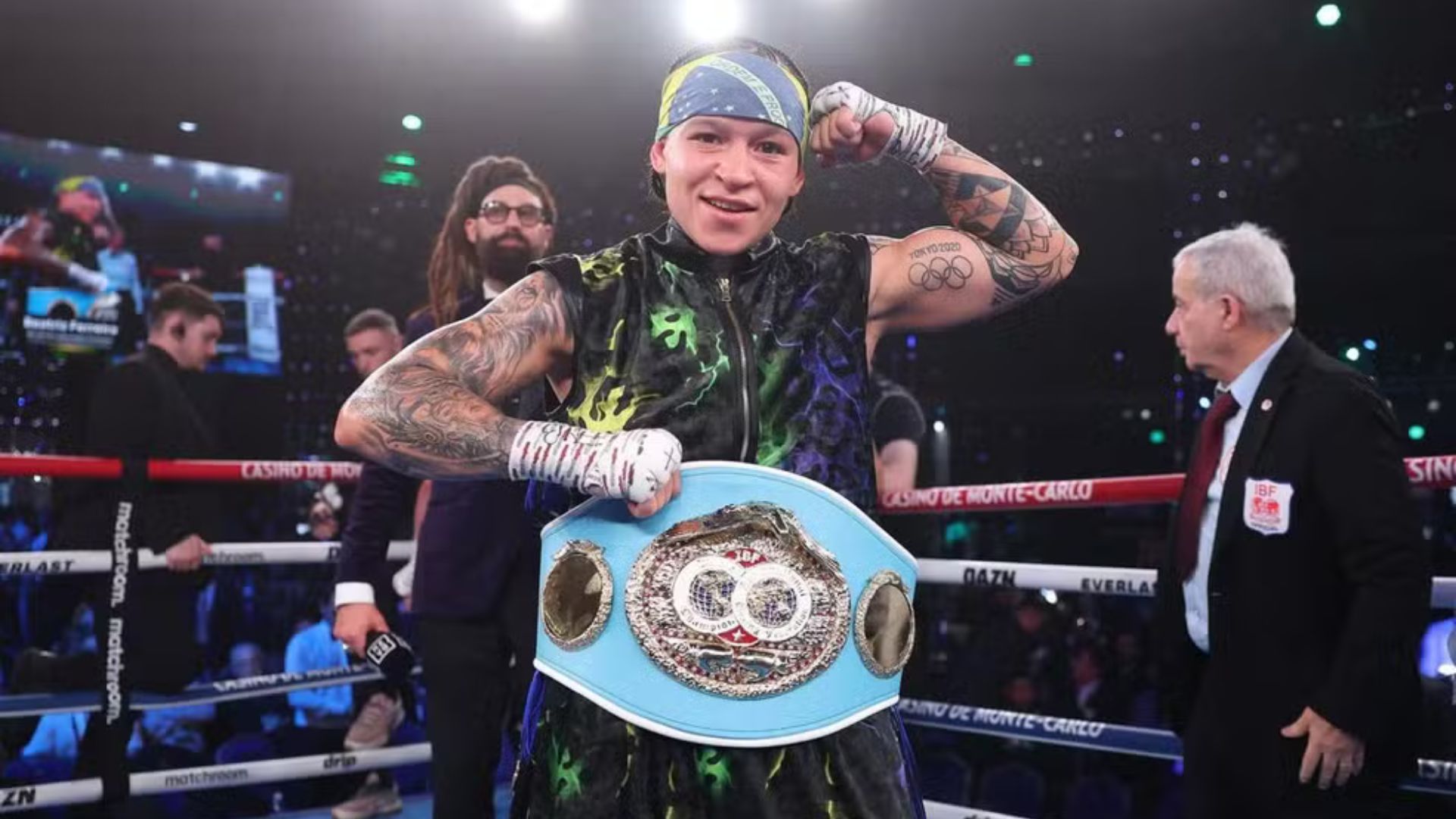 Bia Ferreira defende cinturão peso-leve contra Maria Inês “Dinamita ...