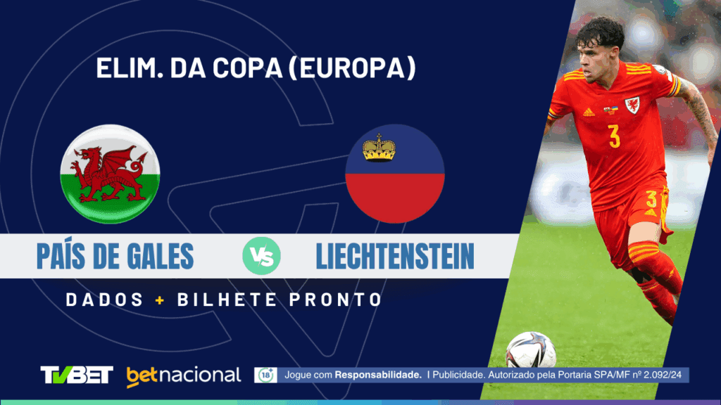 País de Gales x Liechtenstein - Elim. Europa