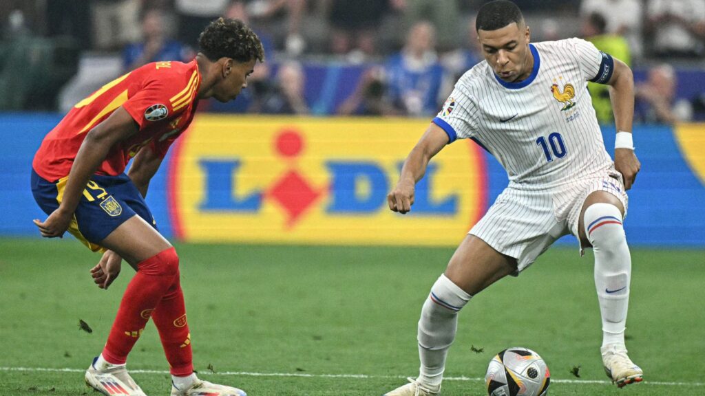 Espanha de Yamal e França de Mbappé se enfrentam na Liga das Nações (Foto: Javier Soriano/AFP)