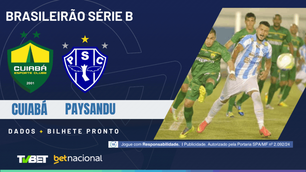 Cuiabá x Paysandu (Série B).