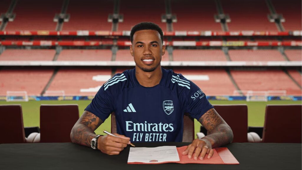 Gabriel Magalhães assinou novo contrato com o Arsenal