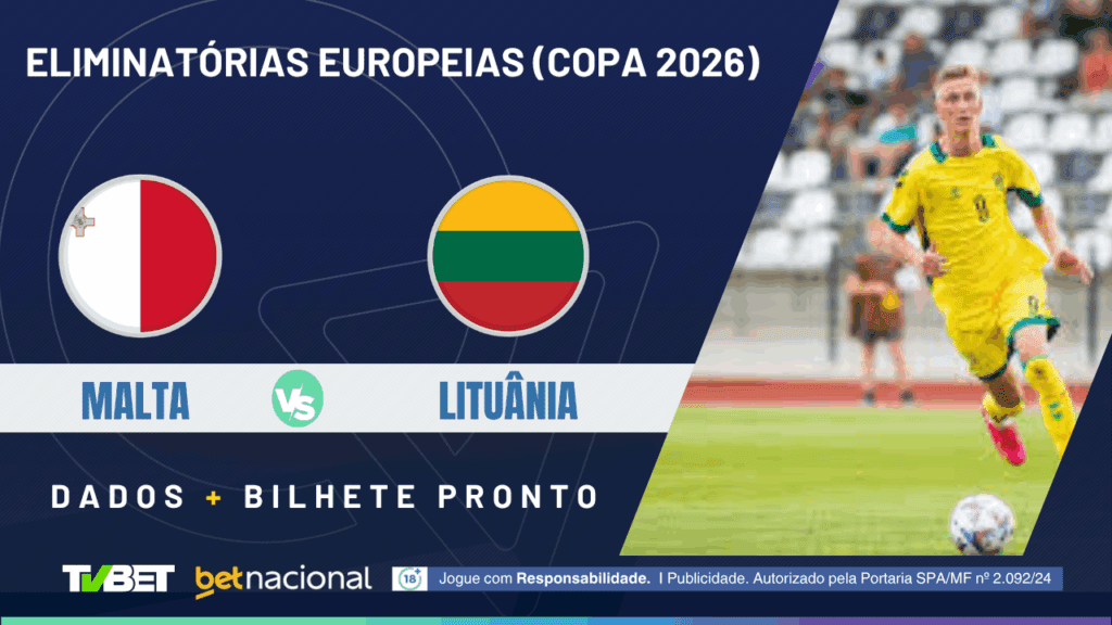Malta x Lituânia (elim. europa)