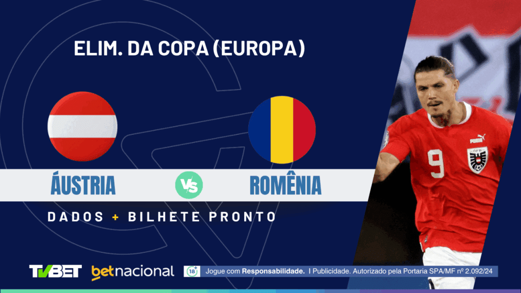 Áustria x Romênia - Elim. Europa 2025