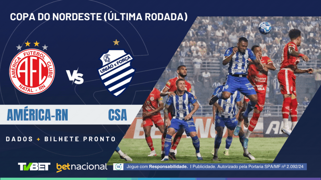 América-RN x CSA (Copa NE).
