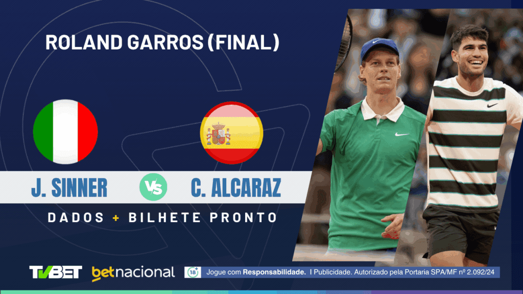 Sinner x Alcaraz - RG 2025