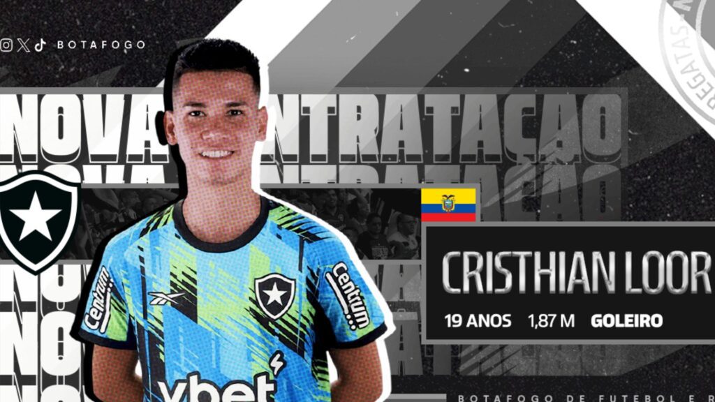 Christian Loor, novo goleiro do Botafogo