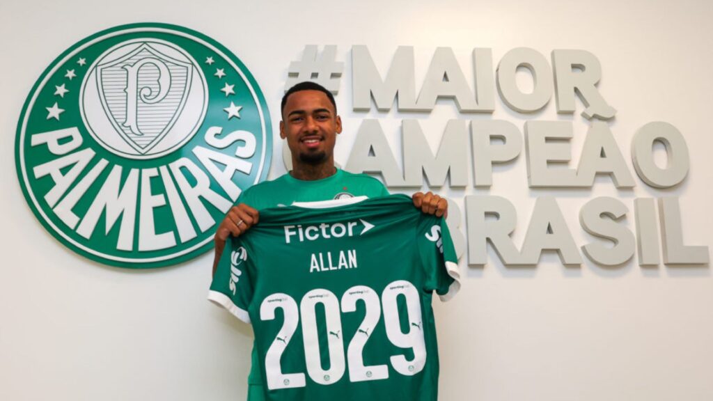 Allan estendeu vínculo com o Palmeiras