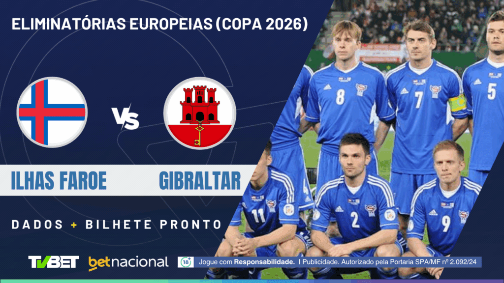 Ilhas Faroe x Gibraltar (Elim. Europa).