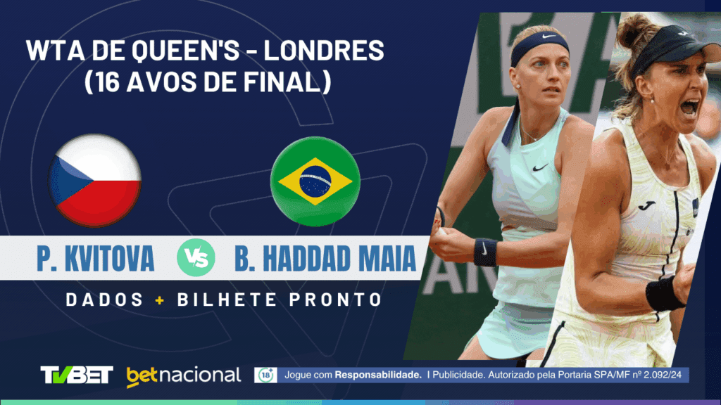 Kvitova x Bia Haddad - WTA Queen's 2025