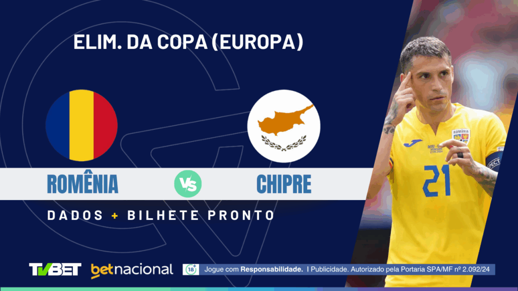 Romênia x Chipre - Elim. Europa