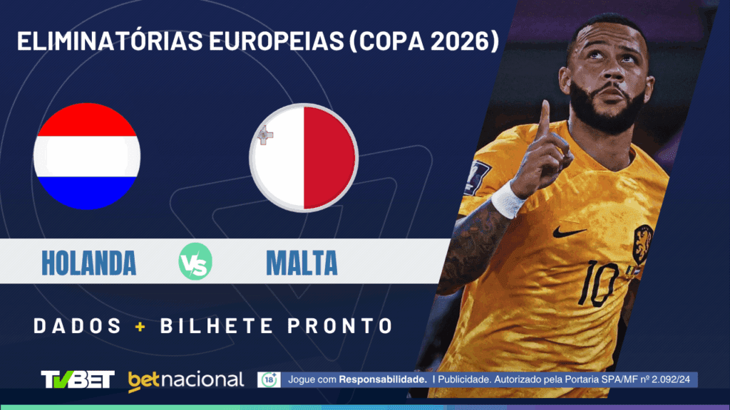 Holanda x Malta (Elim. Europa)