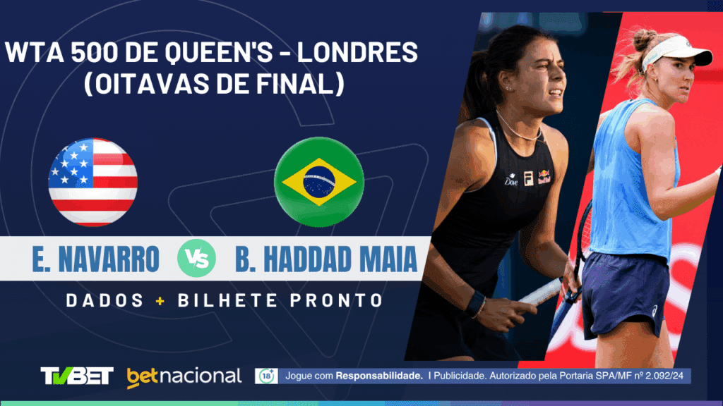 Navarro x Bia Haddad Maia - WTA Queen's 2025