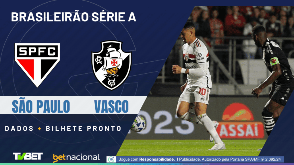 São Paulo x Vasco (Série A).