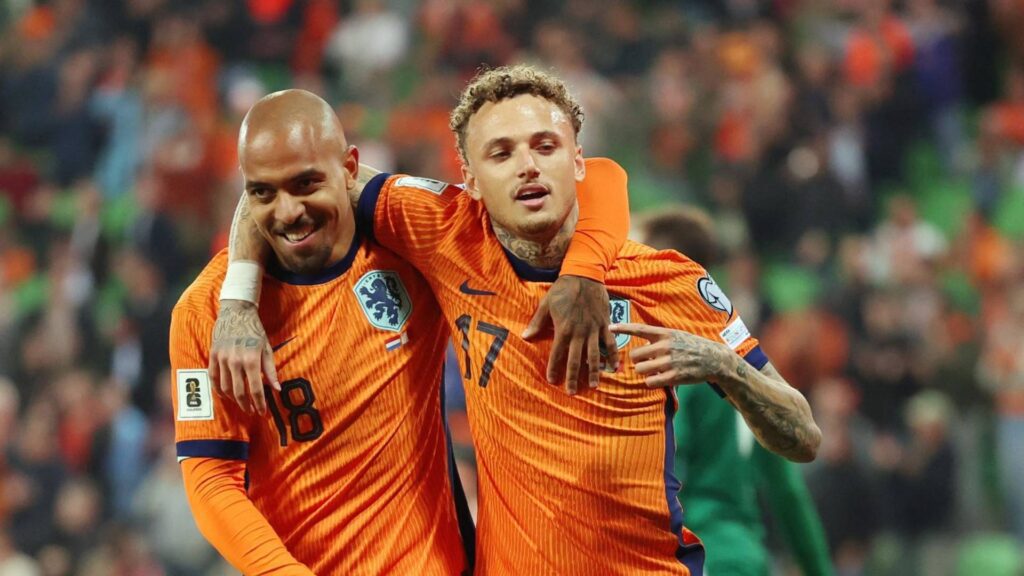 A Holanda não tomou conhecimento da equipe de Malta. Foto: Reprodução/X
