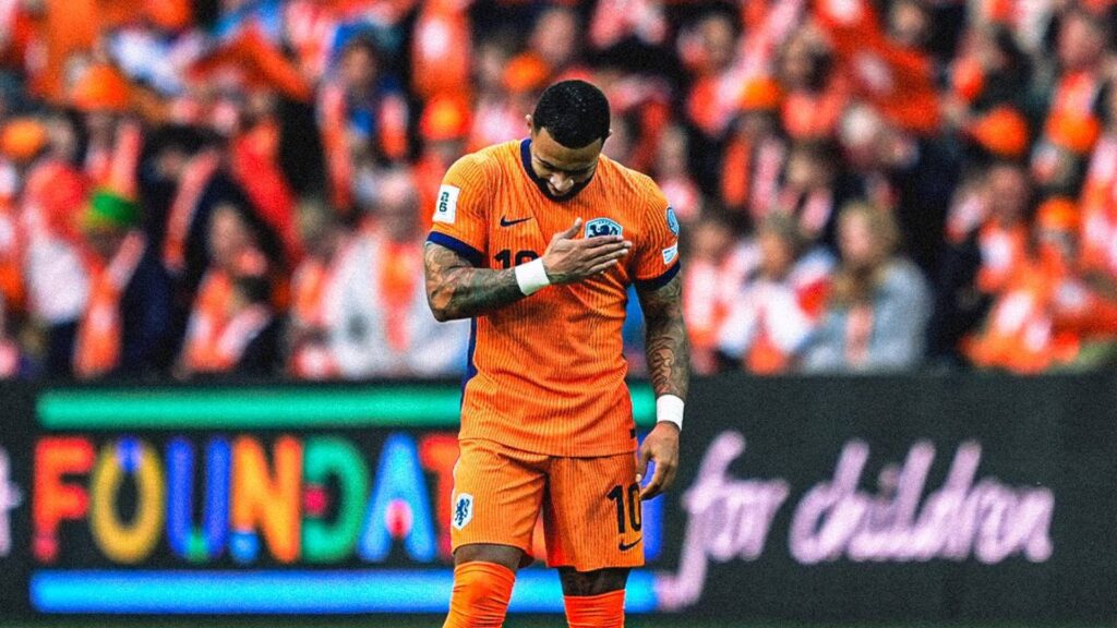 Depay pode superar marca de Van Persie ainda neste ano. Foto: divulgação/X