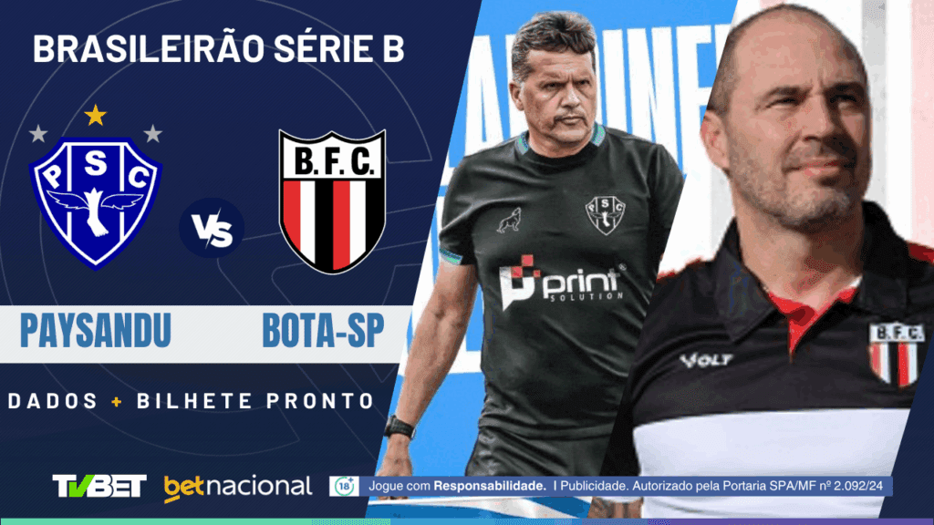 Paysandu x Botafogo-SP (Série B).
