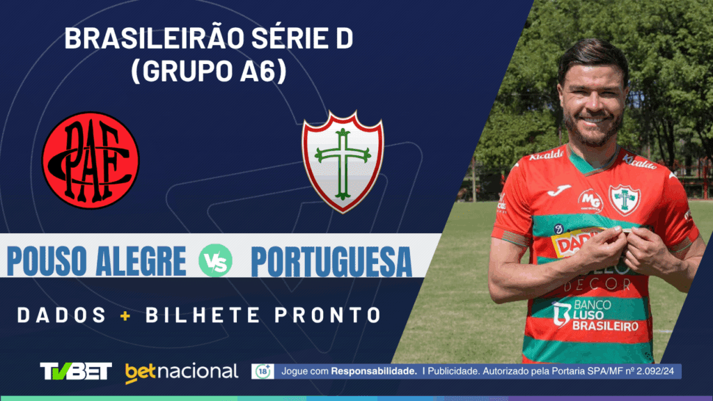 Pouso Alegre x Portuguesa (Série D).