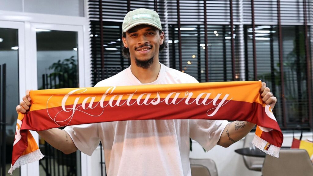 Leroy Sané é o novo reforço do Galatasaray.