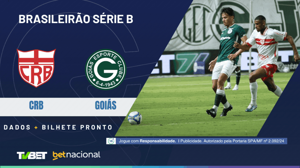 CRB x Goiás (Série B).