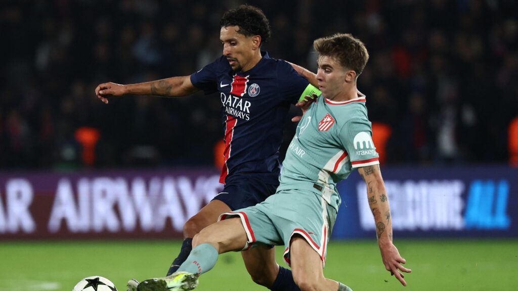 PSG x Atlético de Madrid, Champions League 2024/2025.