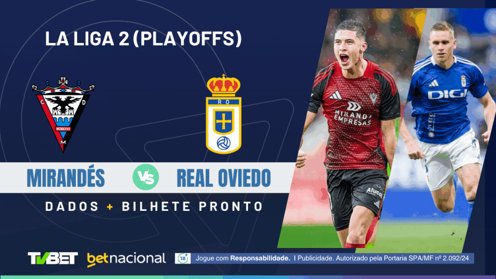 Mirandés x Real Oviedo - La Liga 2