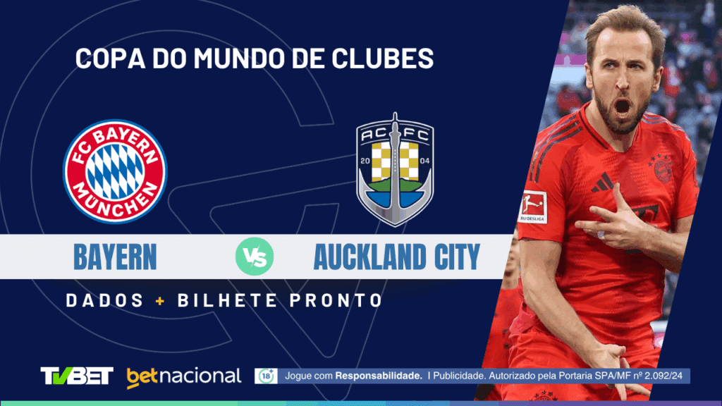 Bayern x Auckland - Copa do Mundo de Clubes 2025