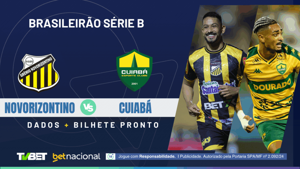 Novorizontino x Cuiabá - Série B 2025