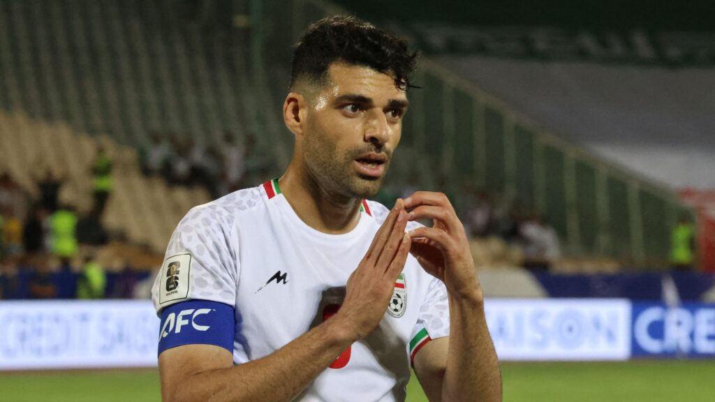 Taremi, aracante da Inter e capitão do Irã.