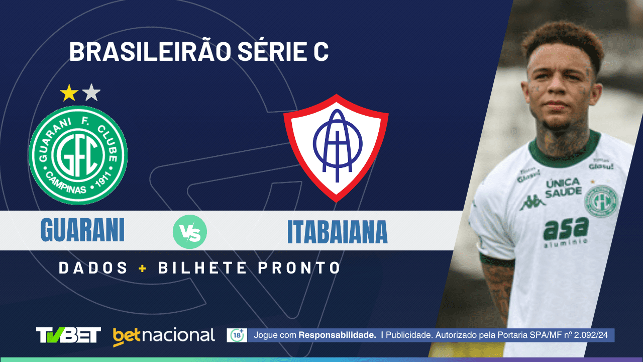 Guarani x Itabaiana: tempo real, onde assistir, horário, escalações e ...