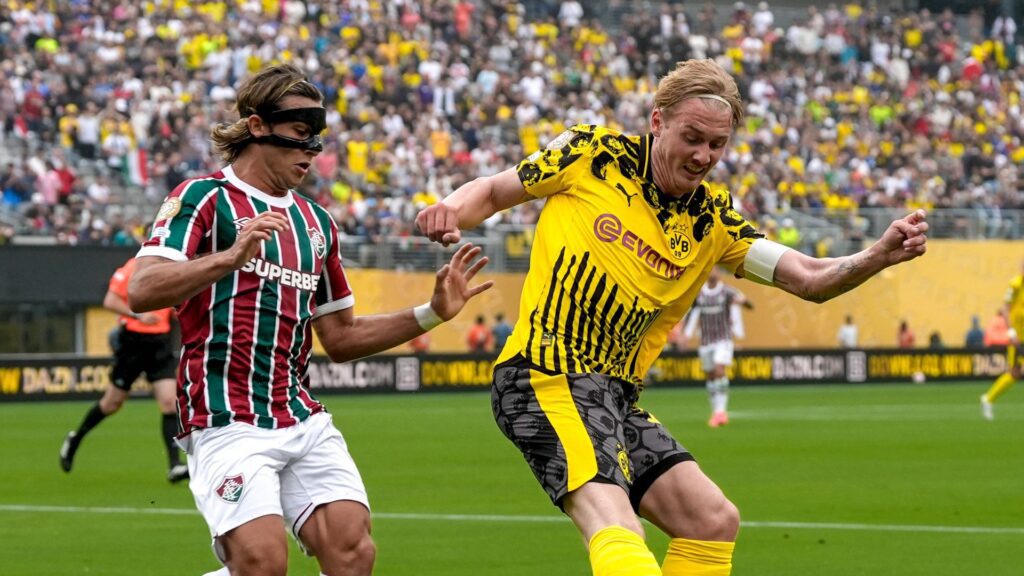 Canobbio, do Fluminense, e Brandt, do Borussia