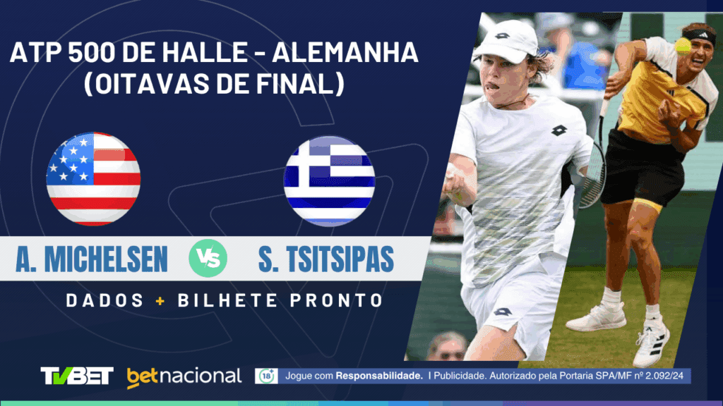 Michelsen x Tsitsipas - ATP Halle 2025