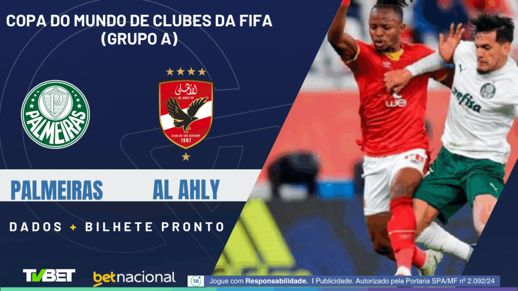 Palmeiras x Al Ahly (Mundial de Clubes).