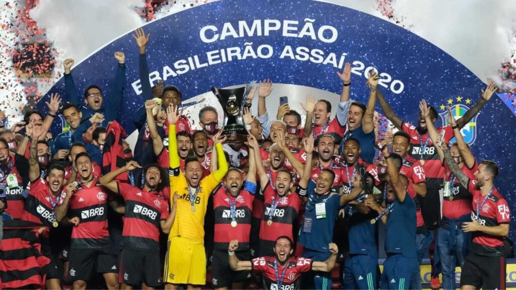 Flamengo foi campeão brasileiro pela última vez em 2020 (Foto: Reprodução)
