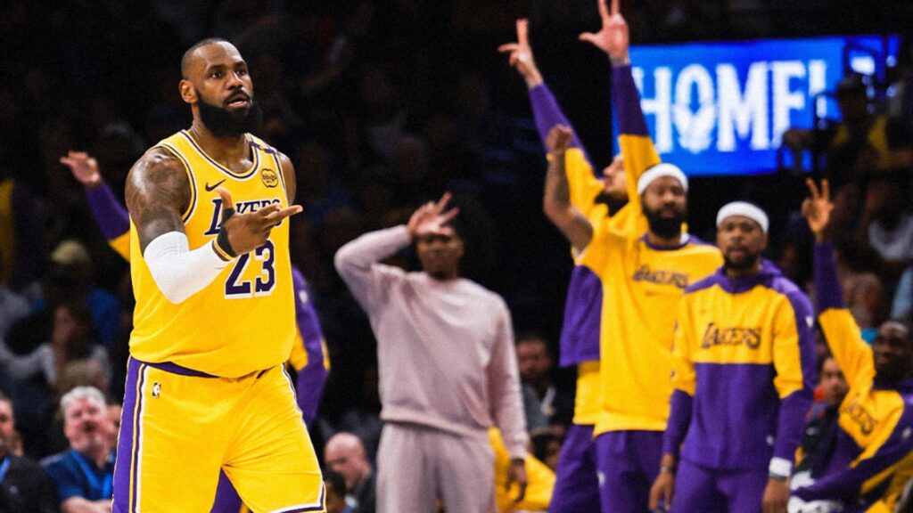 LeBron James é umas das estrelas do Los Angeles Lakers (Foto: Reprodução)