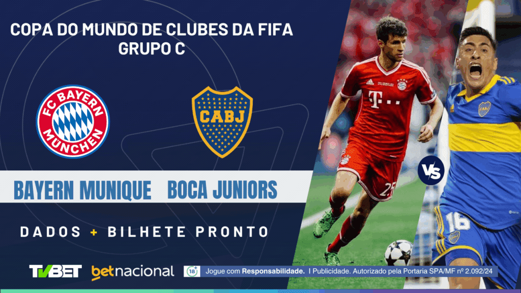 Bayern x Boca (Mundial de Clubes).